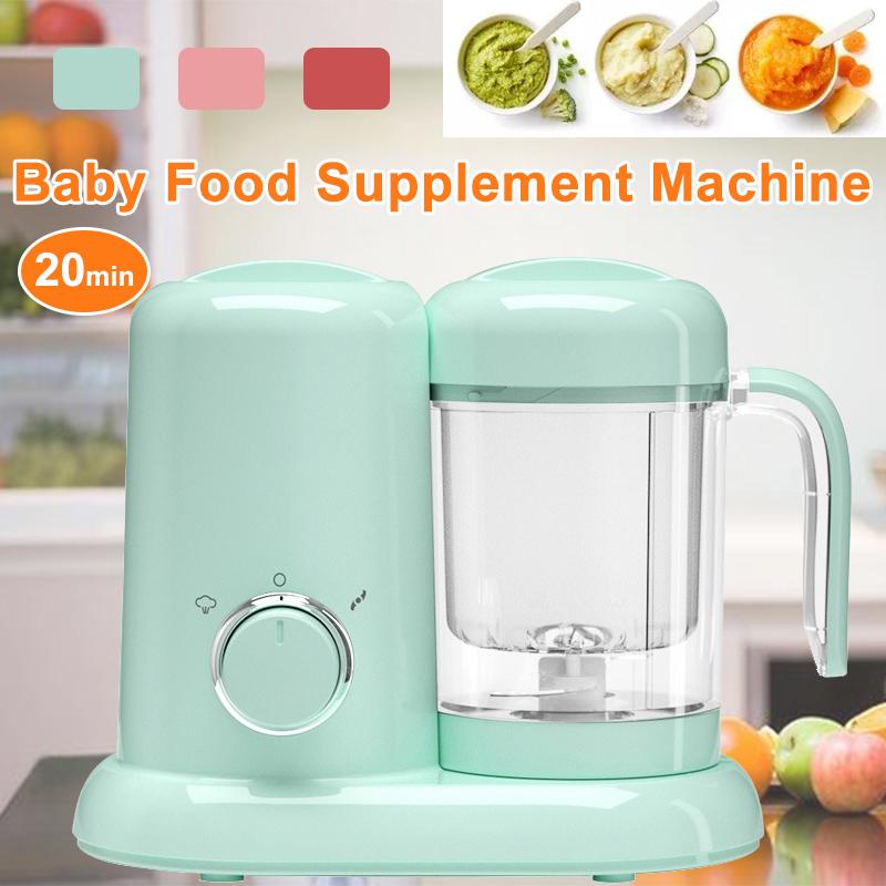 220V Electric Baby Food Maker stainless steel Cooking Maker Steamer Multifunction Mixing Grinder Blenders Processor Shatterproof