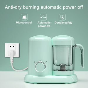 220V Electric Baby Food Maker stainless steel Cooking Maker Steamer Multifunction Mixing Grinder Blenders Processor Shatterproof