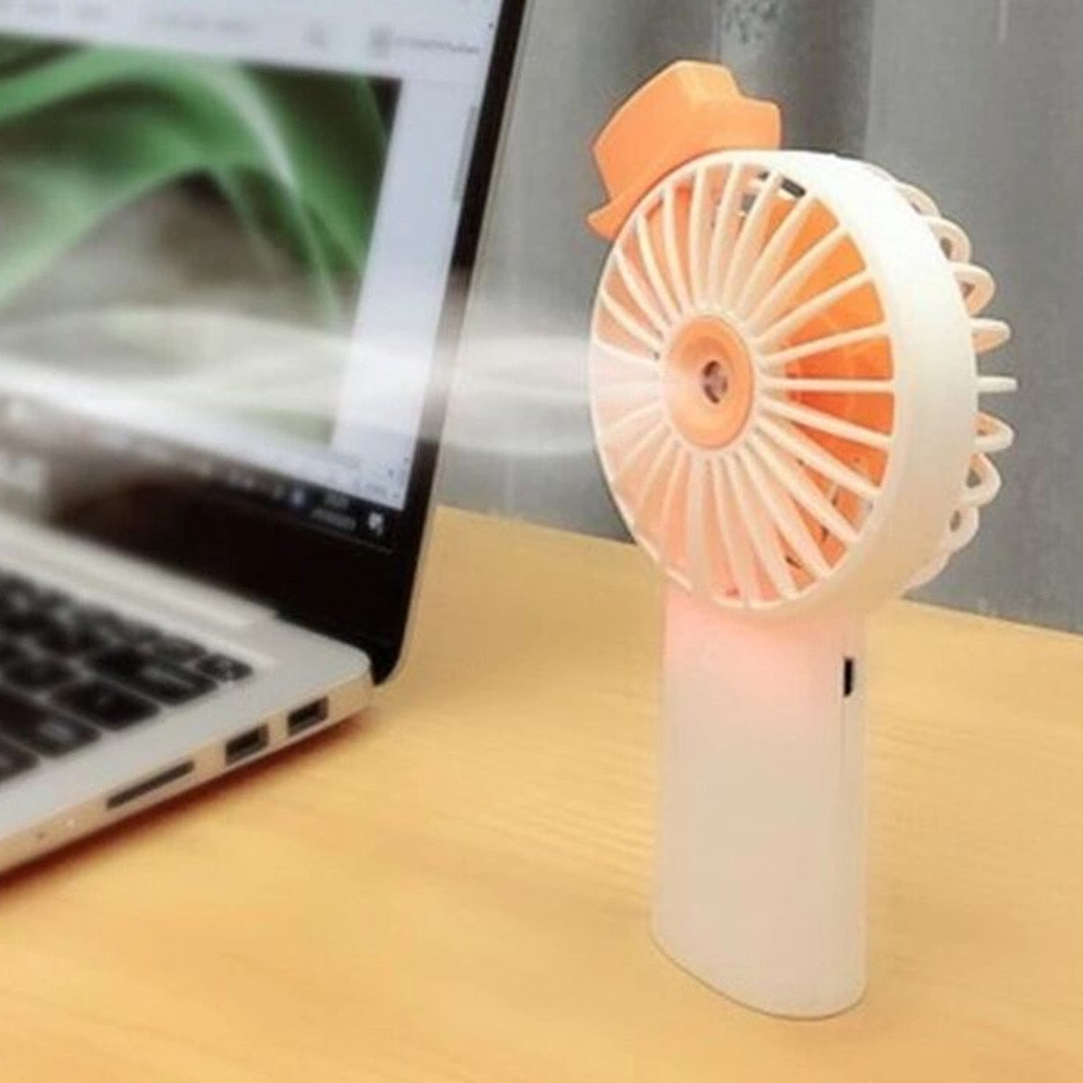 3 Speed Summer Cooler Mini Handheld Fan USB Charging Personal Desk Fan Rechargeable Portable Office Outdoor Travel Energy Source