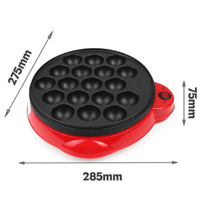 650W 220V 18 Holes No Stick Maruko Baking Machine Household Electric Takoyaki Maker Octopus Balls Grill Pan DIY Cooking Tool