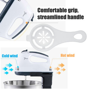 7 Speed Electric Food Mixer 120W 1.7L Table Stand Cake Dough Mixer Multifunction Egg Beater Blender Bake Whipping Cream Machine