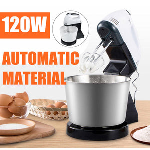 7 Speed Electric Food Mixer 120W 1.7L Table Stand Cake Dough Mixer Multifunction Egg Beater Blender Bake Whipping Cream Machine