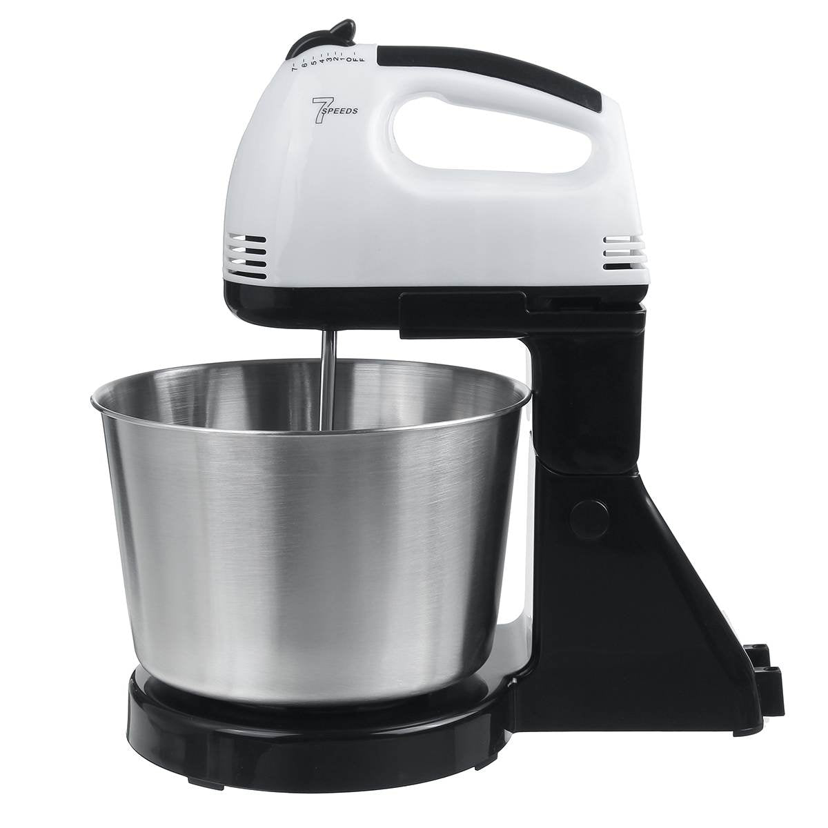 7 Speed Electric Food Mixer 120W 1.7L Table Stand Cake Dough Mixer Multifunction Egg Beater Blender Bake Whipping Cream Machine