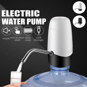 Automatic Electric Water Pump Dispenser Drinking Bottle Switch Smart Wireless Water Pump 3.7V USB Rechargeable Outdoor