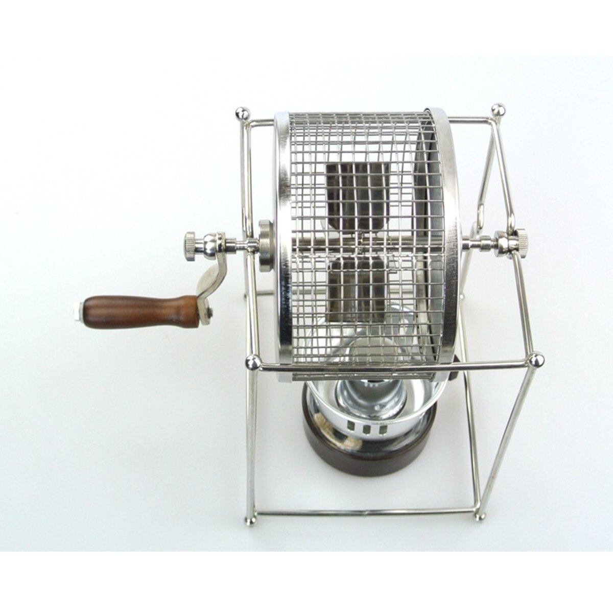 Barista Stainless Steel Coffee Roaster Manual Coffee Beans Baking Machine Roller Kitchen Accessories Appliances Coffee Tools