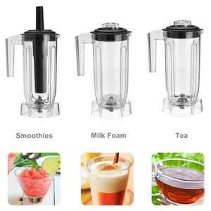 Blender Container Jar Jug Pitcher Cup Commercial Blender Spare Parts for Home Kitchen Appliance Food Juicer Mixer Part With Lid