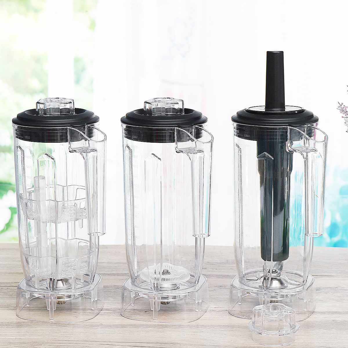 Blender Container Jar Jug Pitcher Cup Commercial Blender Spare Parts for Home Kitchen Appliance Food Juicer Mixer Part With Lid