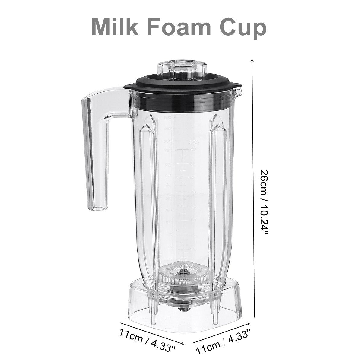 Blender Container Jar Jug Pitcher Cup Commercial Blender Spare Parts for Home Kitchen Appliance Food Juicer Mixer Part With Lid