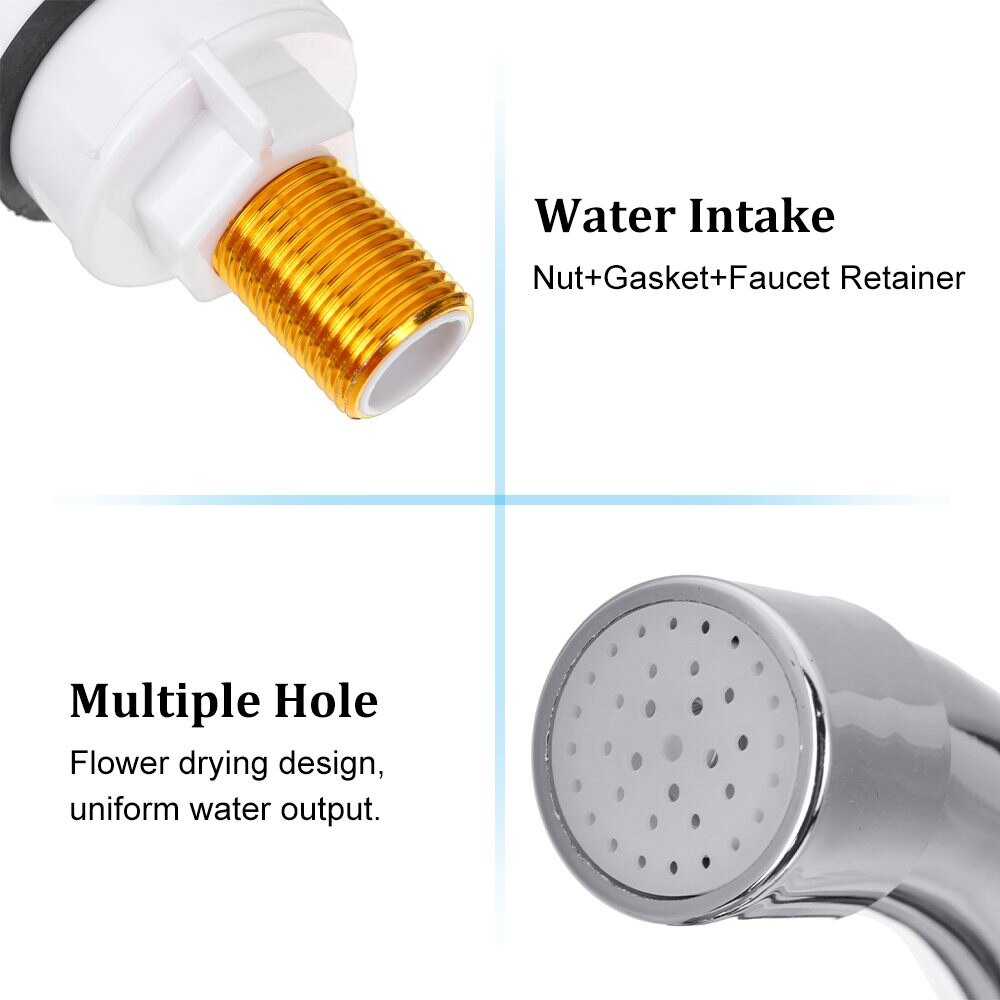 Fast Heat 360 Degree Rotation Electric Faucet Tap Instant Hot Water Heater Dynamic Digital Display Home Bathroom Kitchen