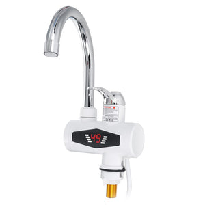 Fast Heat 360 Degree Rotation Electric Faucet Tap Instant Hot Water Heater Dynamic Digital Display Home Bathroom Kitchen