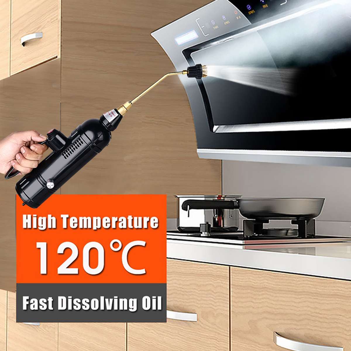 High Temperature Steam Cleaner 220V 1800W High Pressure Home Car Cleaning Machine Household Kitchen Washing Cleaner Sanitizer