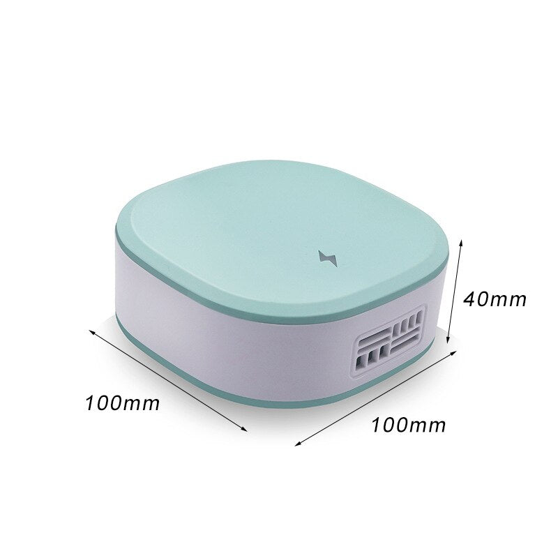 Home Car Negative Ions Air Purifier Rechargeable Fridge Purifier Portable Desktop Purifier Filtration With Aromatherapy Function