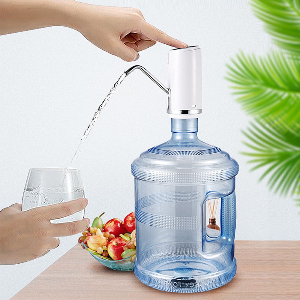 Portable Water Bottle Pump USB Charging Automatic Drinking Electric Water Dispenser Water Bottle Switch for Water Pumping Device