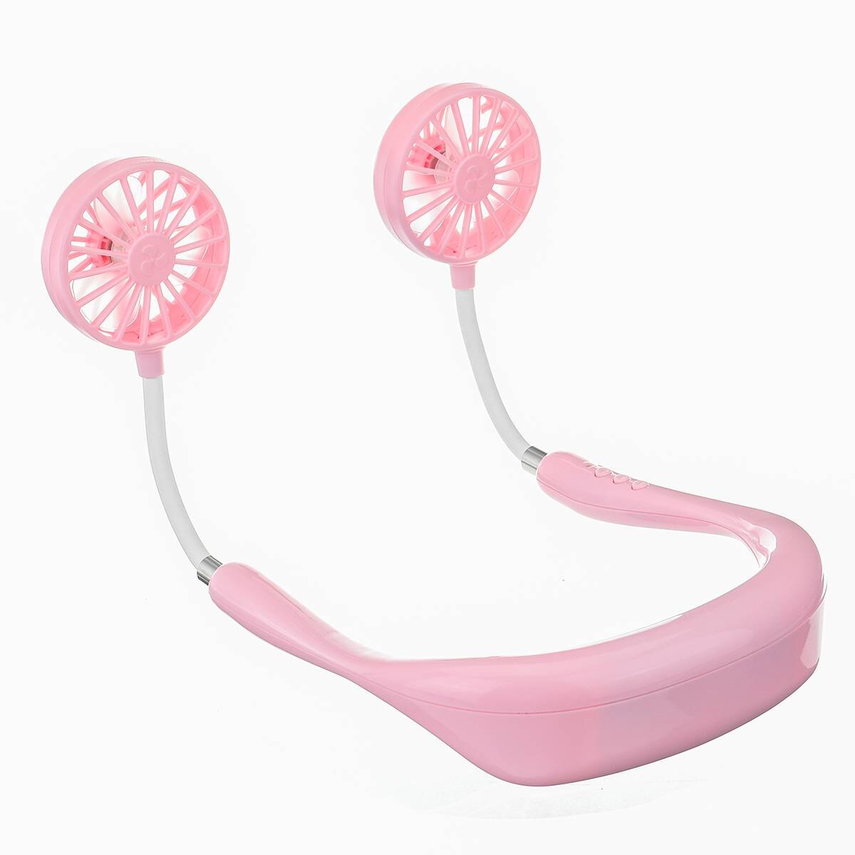 Summer Air Cooler Mini USB Portable Fan Neck Fan Neckband With Rechargeable Battery 3 Speed Fans Adjustable Handheld Conditioner