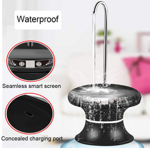 USB Rechargeable Electric Wireless Automatic Bucket Barrel Bottle Water Dispenser Pumper Pressurizer Uploader Absorber With Tray